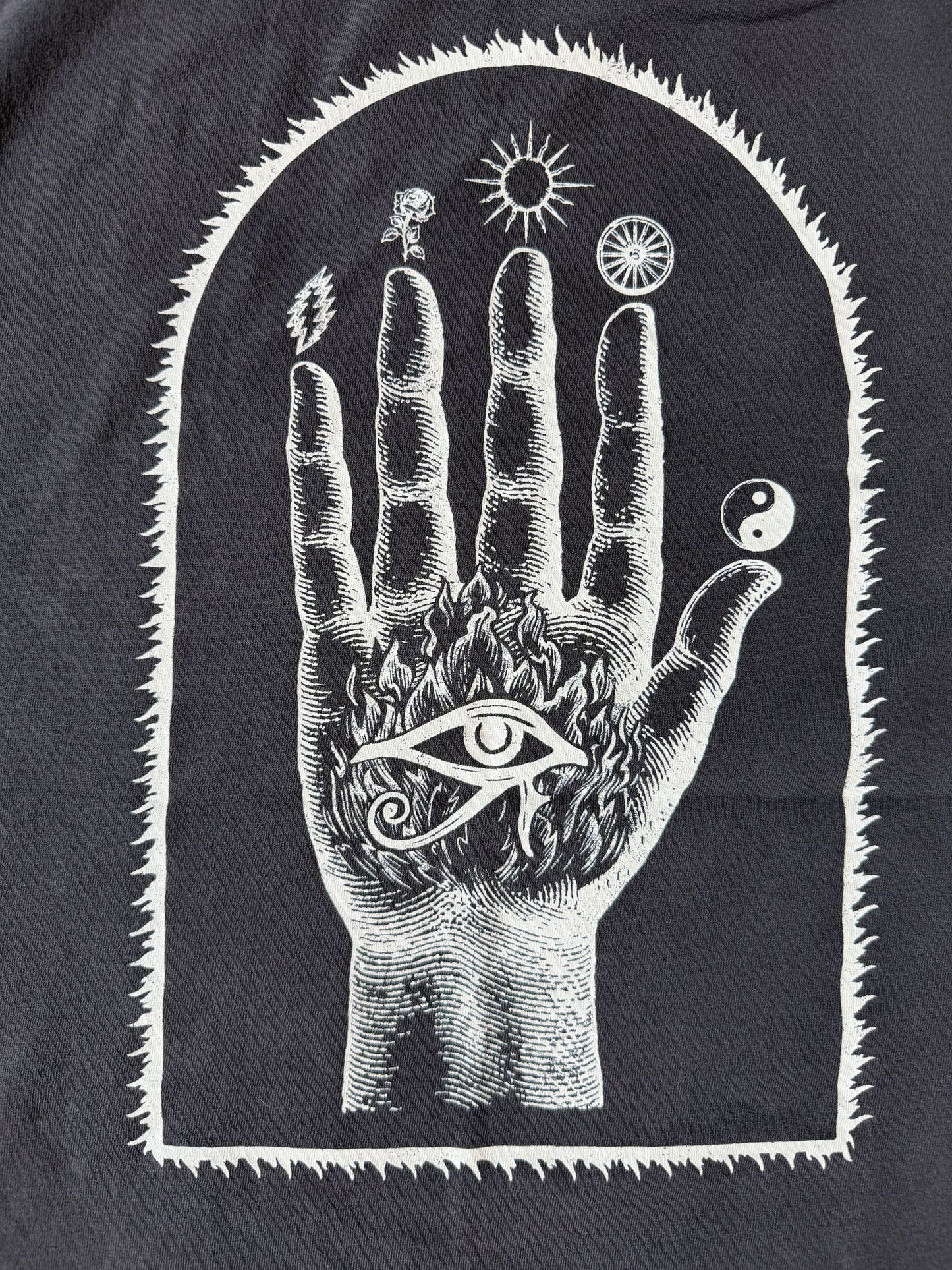 Palm of Perception - Charcoal